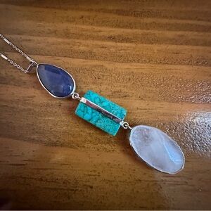 LOFT Stone Pendant Necklace